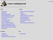 Tablet Screenshot of linuxunderground.be